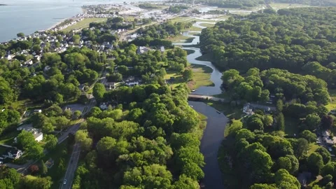 Lieutenant River in Westbrook Video stock 283751795