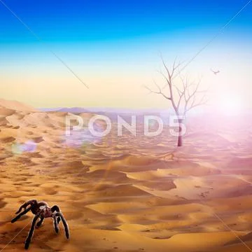 Life after the humanity, abstract environmental backgrounds Stock Illustration