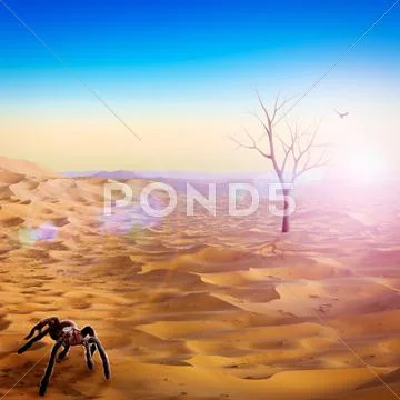 Life after the humanity, abstract environmental backgrounds Stock Illustration
