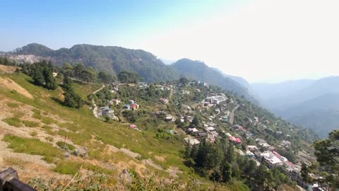 Life Among the Mountain Homes Stock Footage 337625637