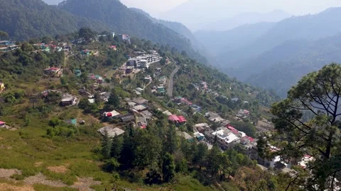 Life Among the Mountain Homes Stock-Footage 337628056