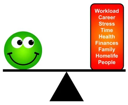 Life balance 스톡 일러스트
