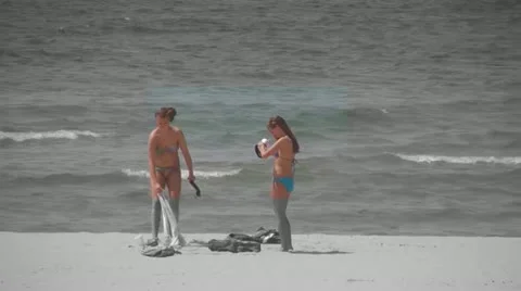 Life is a Beach Stock Footage 11049352