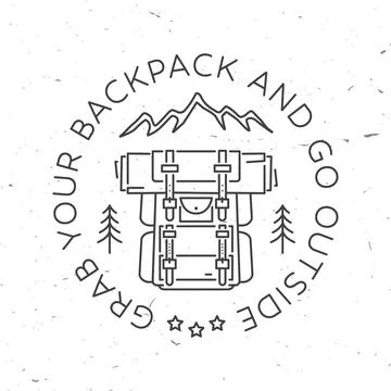 Life is a beautiful adventure patch. Vector. Concept for shirt or logo, print or Stock Illustration