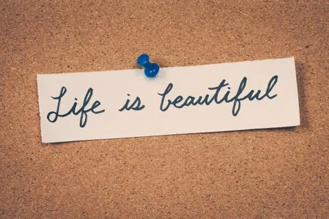 Life is beautiful Stock Photos