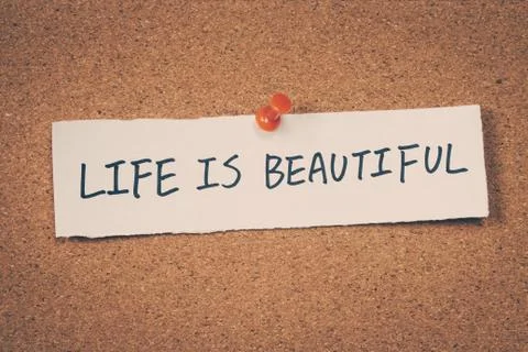 Life is beautiful Stock Photos