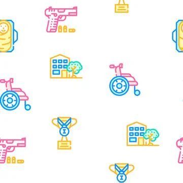 Life Cycle People Vector Seamless Pattern Stock-Illustration