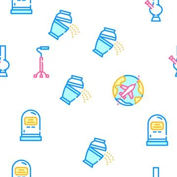 Life Cycle People Vector Seamless Pattern Stock-Illustration