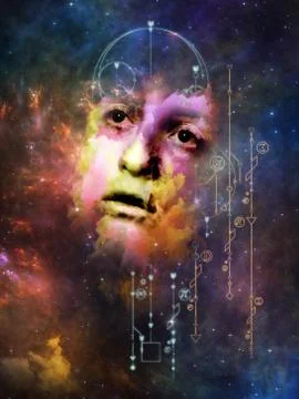 Life Geometry. Stock Illustration