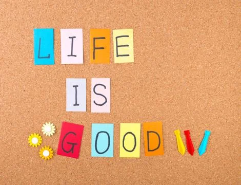 Life is good Fotos Stock