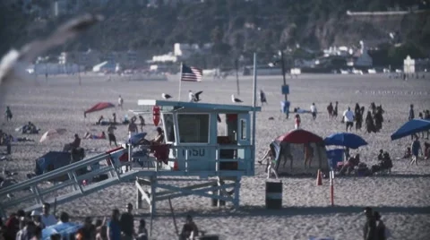 Life Guard on beach Vidéo 42518848
