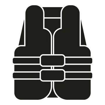 Life jacket personal flotation device providing water safety Stock Illustration