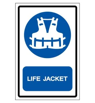 Life Jacket Symbol Sign, Vector Illustration, Isolate On White Background Lab Stock Illustration