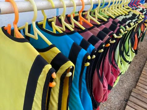 Life jackets i Stock Photos