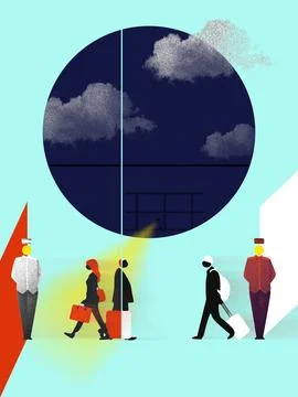Life journeys Stock Illustration