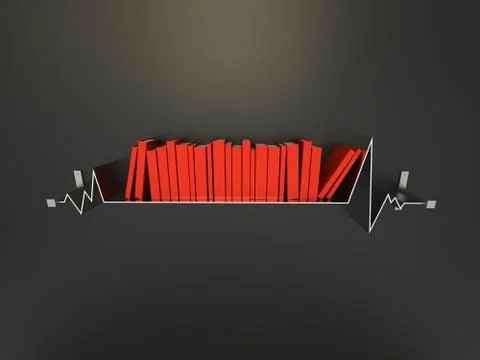 Life Line Shelf Stock Illustration