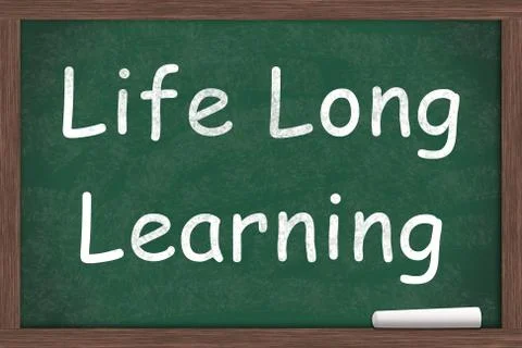Life long learning Stock Illustration