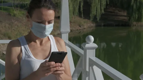 Life in a mask. Stock-Footage 143928010