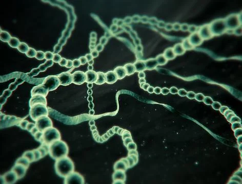 The life of microbes 스톡 일러스트