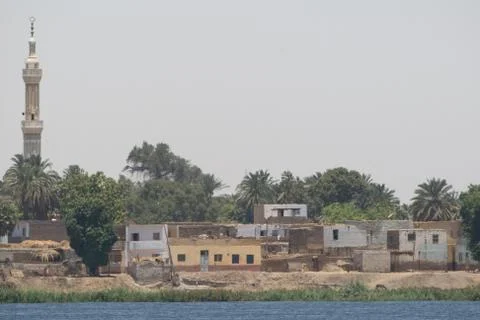 Life on the nile river Stock Photos