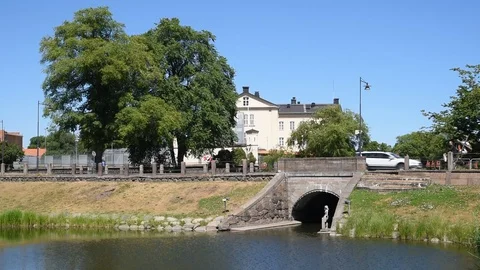 Life outside the prison Stock Footage 92898528