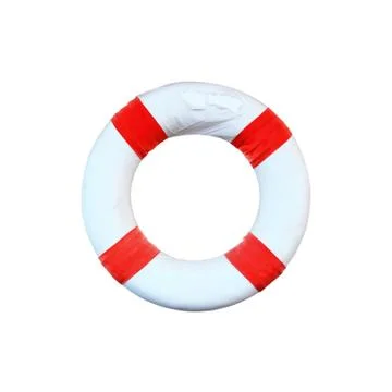 Life preserver floating Foto stock