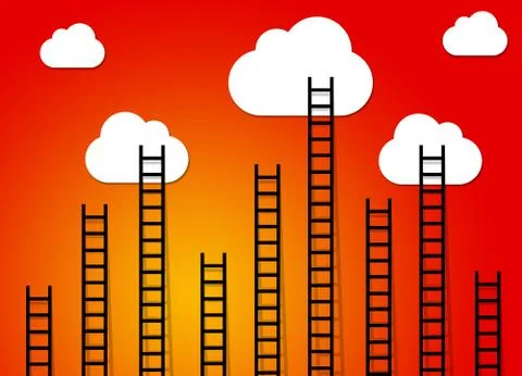 Life progress Stock Illustration