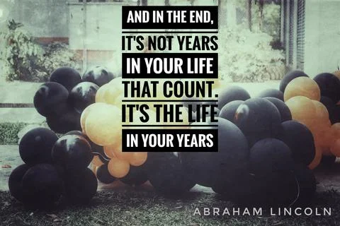 Life Quotes Stock-Fotos