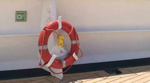 Life Ring: Lifering  Stock Footage 455190