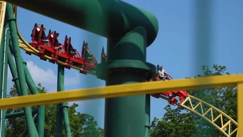 Life is a roller coaster Stock Footage 169361956