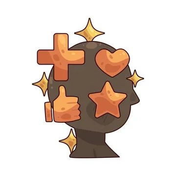 Life satisfaction illustration Illustration