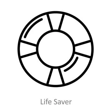 Life Saver Stock Illustration