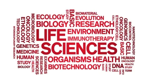 Life Sciences animated word cloud,animat... | Stock Video | Pond5