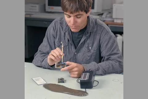 Life Sciences Division (code SL) laboratories and personnel Jason Quintana... Stock-Fotos