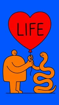 Life Shared Stock Illustration