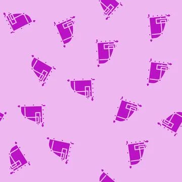 Life span battery glyph vector seamless pattern Illustrazione stock