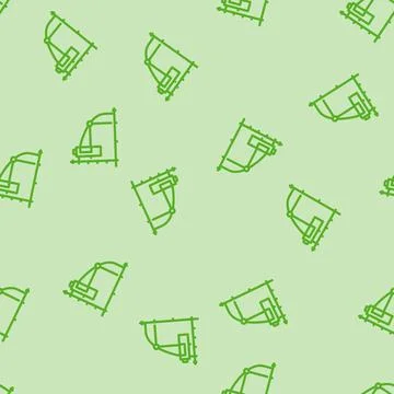 Life span battery line vector seamless pattern Illustrazione stock