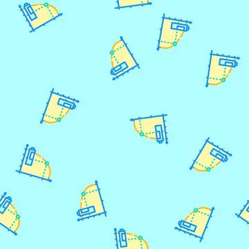 Life span battery vector seamless pattern Illustrazione stock