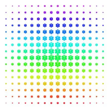Life Star Shape halftone Spectrum pattern 스톡 일러스트