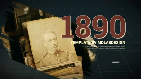 Life Story - History Slideshow Stockmateriaal After Effects