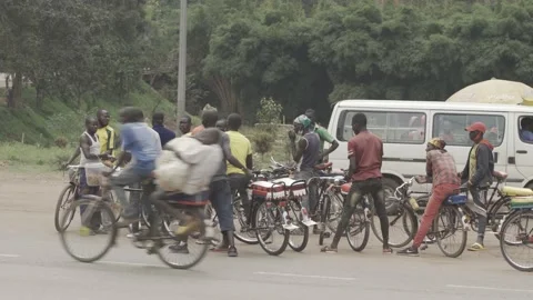 Life on Street_Kigali/Rwanda Stock Footage