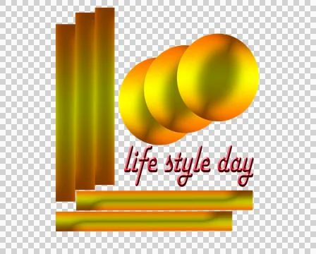 Life style day Stock Illustration