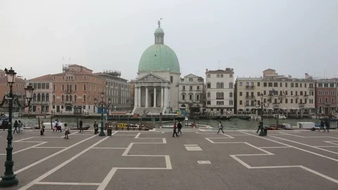 Life in Venice Time lapse Stock Footage 87091909