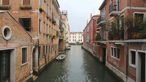 Life in Venice Time lapse Stock Footage 87091971