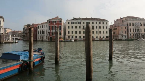 Life in Venice Time lapse Stock Footage 87290203