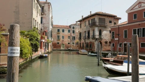Life in Venice Time lapse Stock Footage 87290935