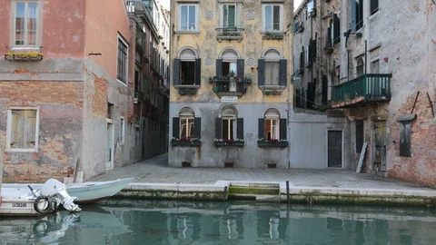 Life in Venice Time lapse Stock Footage 87291153