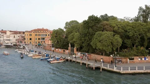 Life in Venice Time lapse Stock Footage 87291206