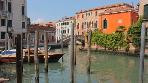 Life in Venice Time lapse Stock Footage 87291656