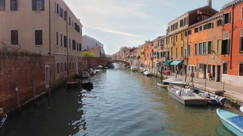 Life in Venice Time lapse Stock Footage 87291880